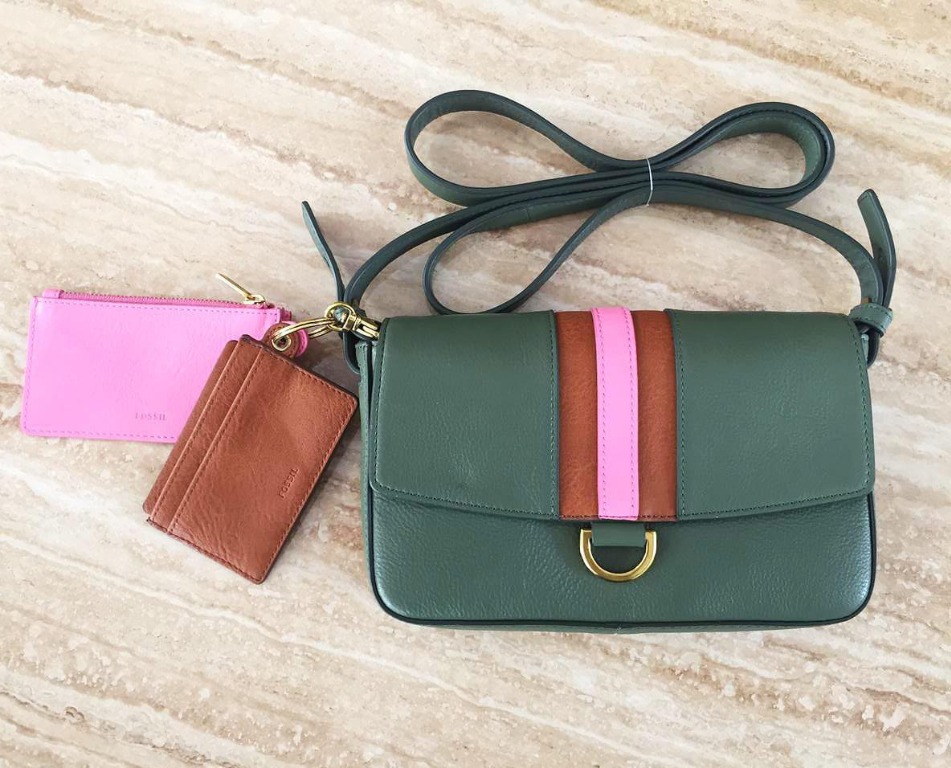 Fossil Millie Mini Bag Leather Aloe