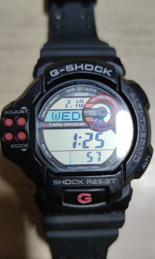 G shock casio twin sales sensor wr 20 bar
