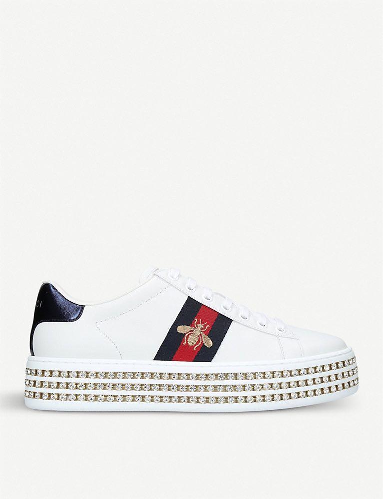Diamond hot sale gucci sneakers