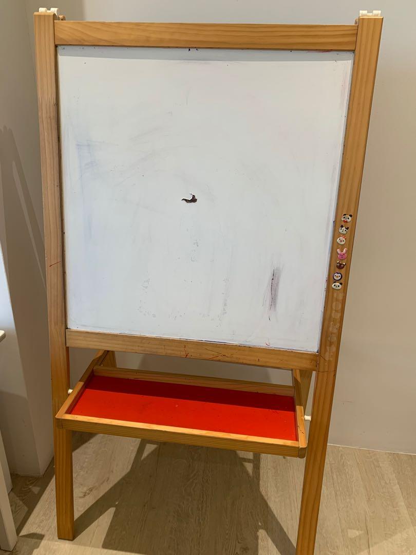 Ikea Easel whiteboard blackboard, Babies & Kids, Baby Nursery & Kids