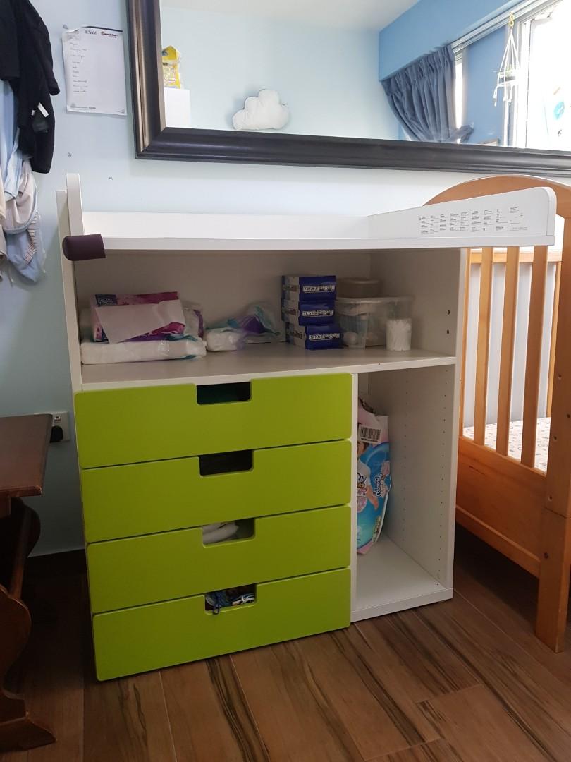 IKEA STUVA changing table, Furniture & Home Living, Furniture, Tables