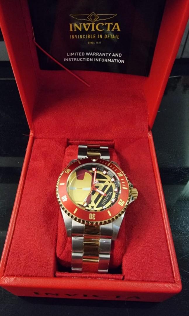 Marvel invicta cheap ironman watch