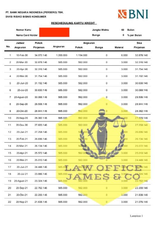 Jasa Penutupan Kartu Kredit Kta Law Office James Co Jasa Lainnya Di Carousell