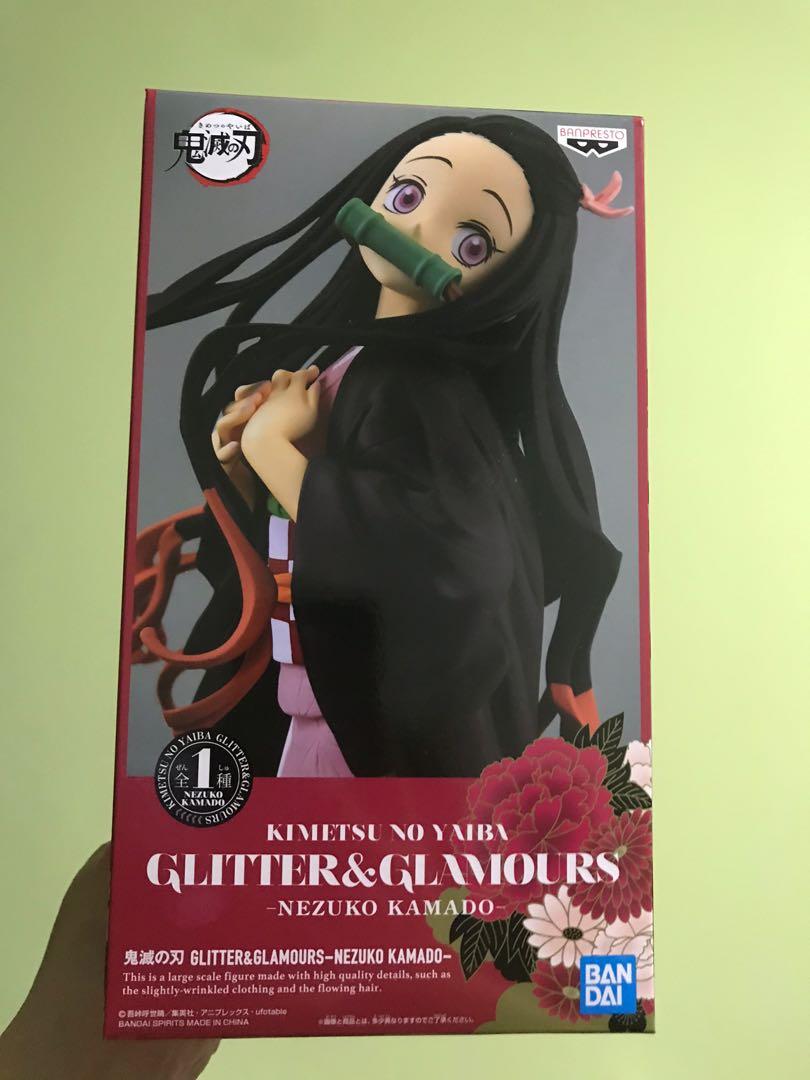 Kimetsu No Yaiba Demon Slayer Glitter Glamours Nezuko Kamado Figure Aniplex Banpresto Bandai Hobbies Toys Toys Games On Carousell