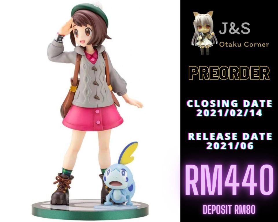 Kotobukiya Artfx J Pokemon Gloria With Sobble 1 8 Figure Toys Games Action Figures Collectibles On Carousell