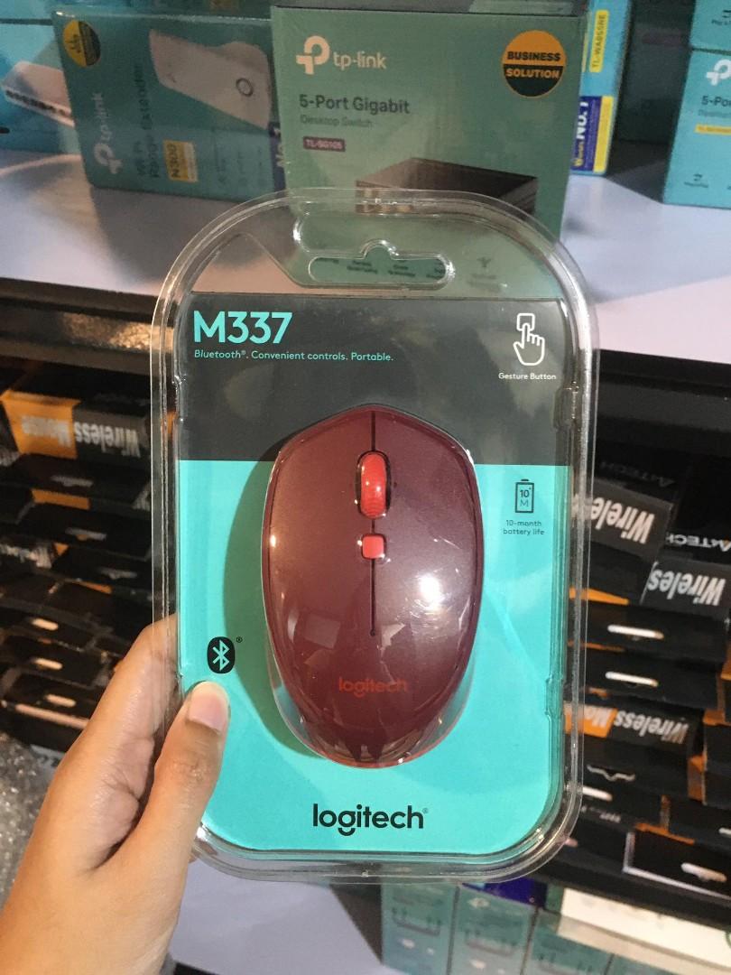 Logitech M337 Universal Bluetooth Mouse Black Blue Red Computers Tech Parts Accessories Computer Keyboard On Carousell Logitech M337 Universal Bluetooth Mouse Black Blue Red Computers Tech Parts Accessories Computer Keyboard On Carousell