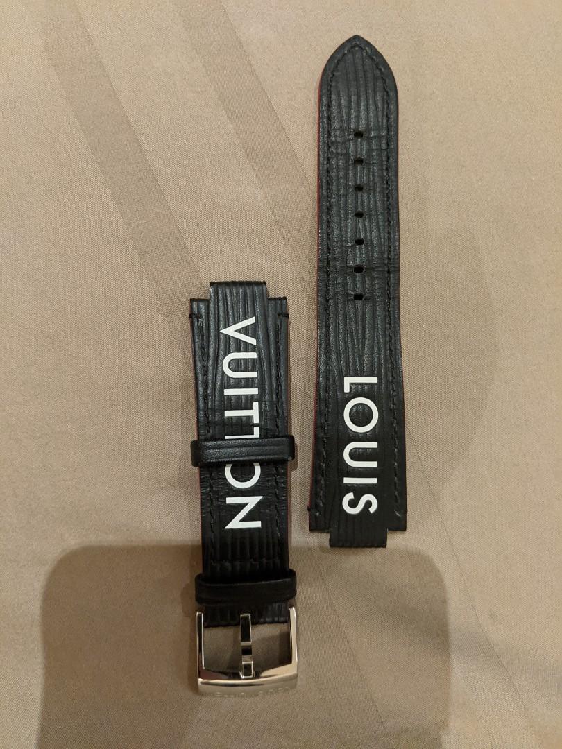 louis vuitton watch band leather