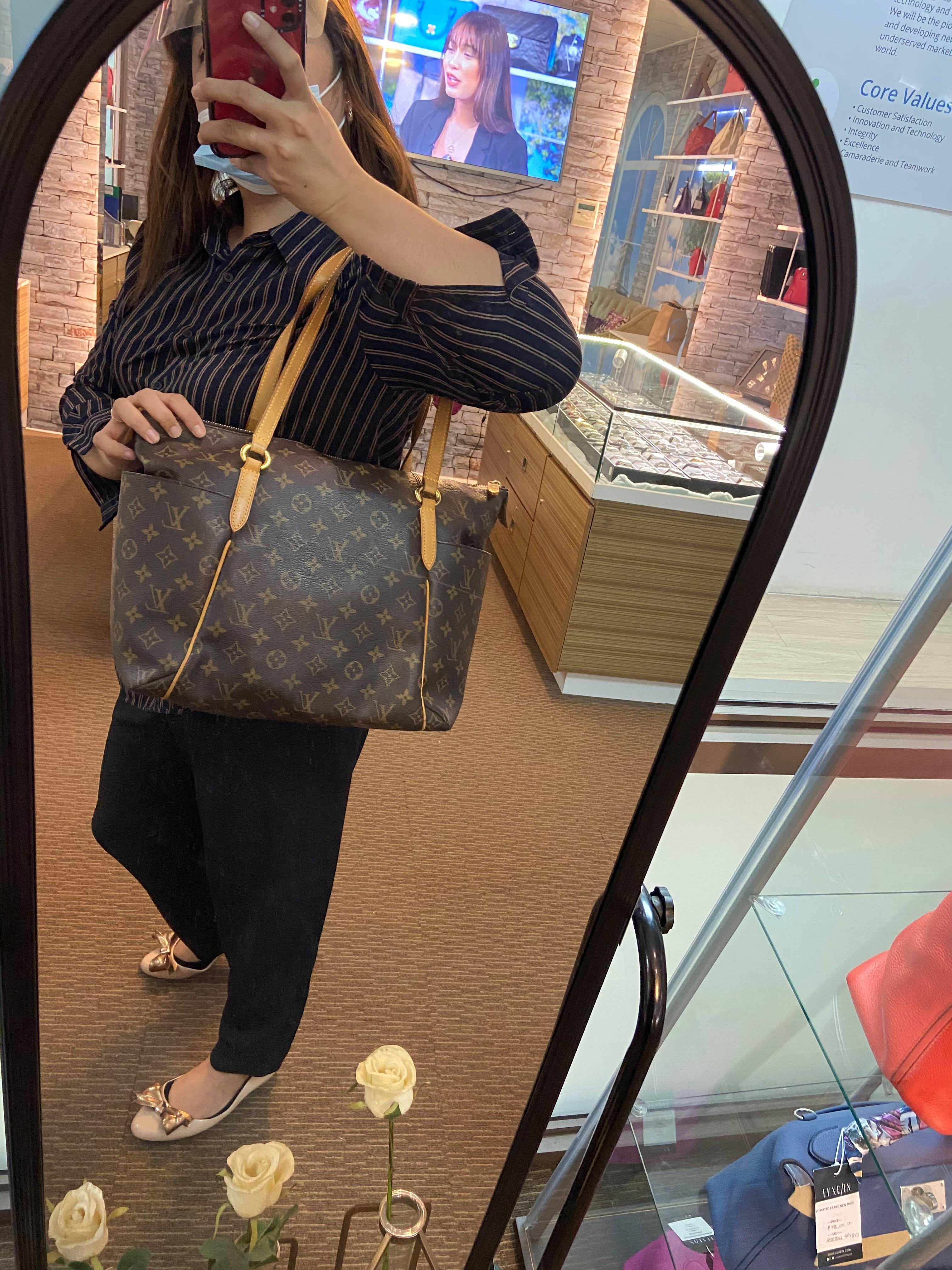 Louis Vuitton Totally PM Monogram Coated Canvas Zip Tote Bag