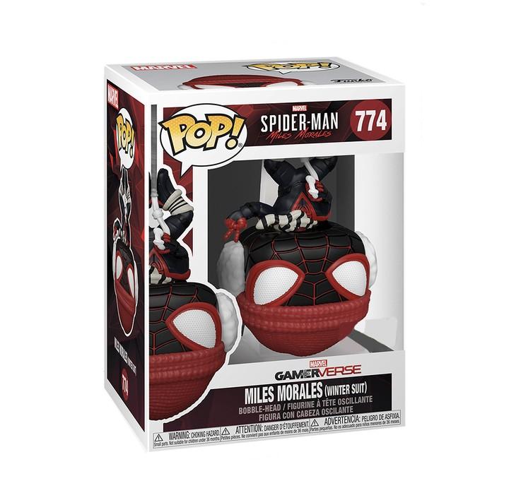 Marvel's Spider-Man Funko Pop! Miles Morales (Winter Suit) (Hanging Upside  Down), Hobbies & Toys, Collectibles & Memorabilia, Fan Merchandise on  Carousell