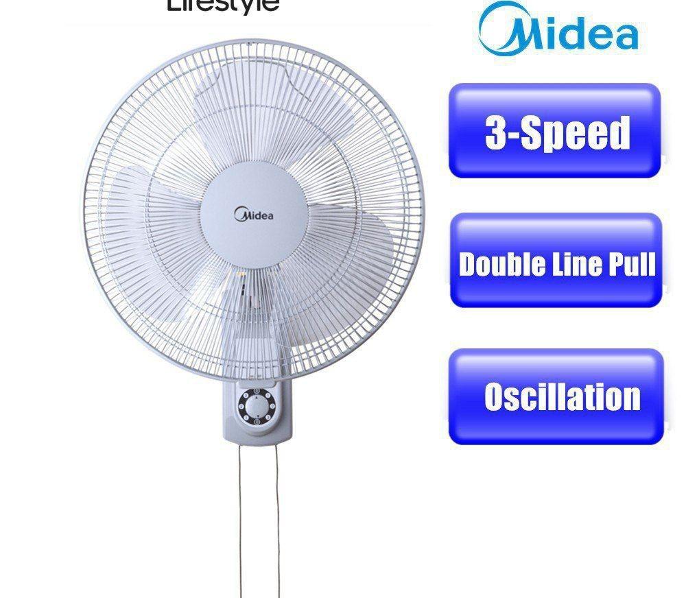 Midea 16inch Wall Fan Home Furniture Others On Carousell