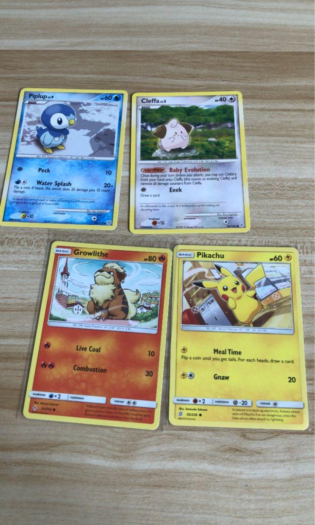 Modern Cute Pokémon Cards, Hobbies & Toys, Toys & Games on Carousell