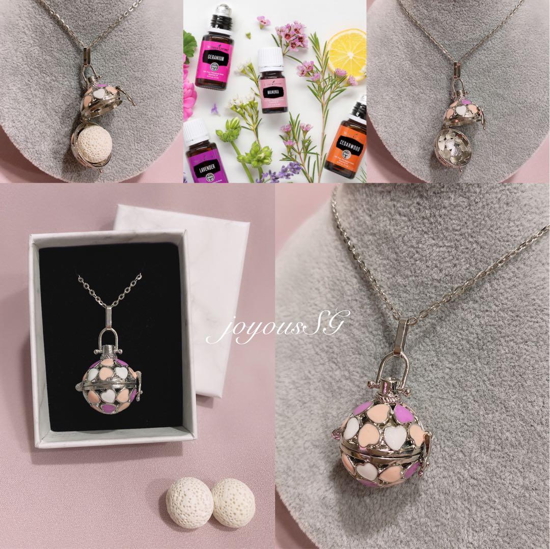 My Sweetheart Essential Oil Diffuser Pendant with Necklace Valentine s Day Gift Young Living Doterra Aromatherapy Women s Fashion Jewelry Organisers Necklaces on Carousell