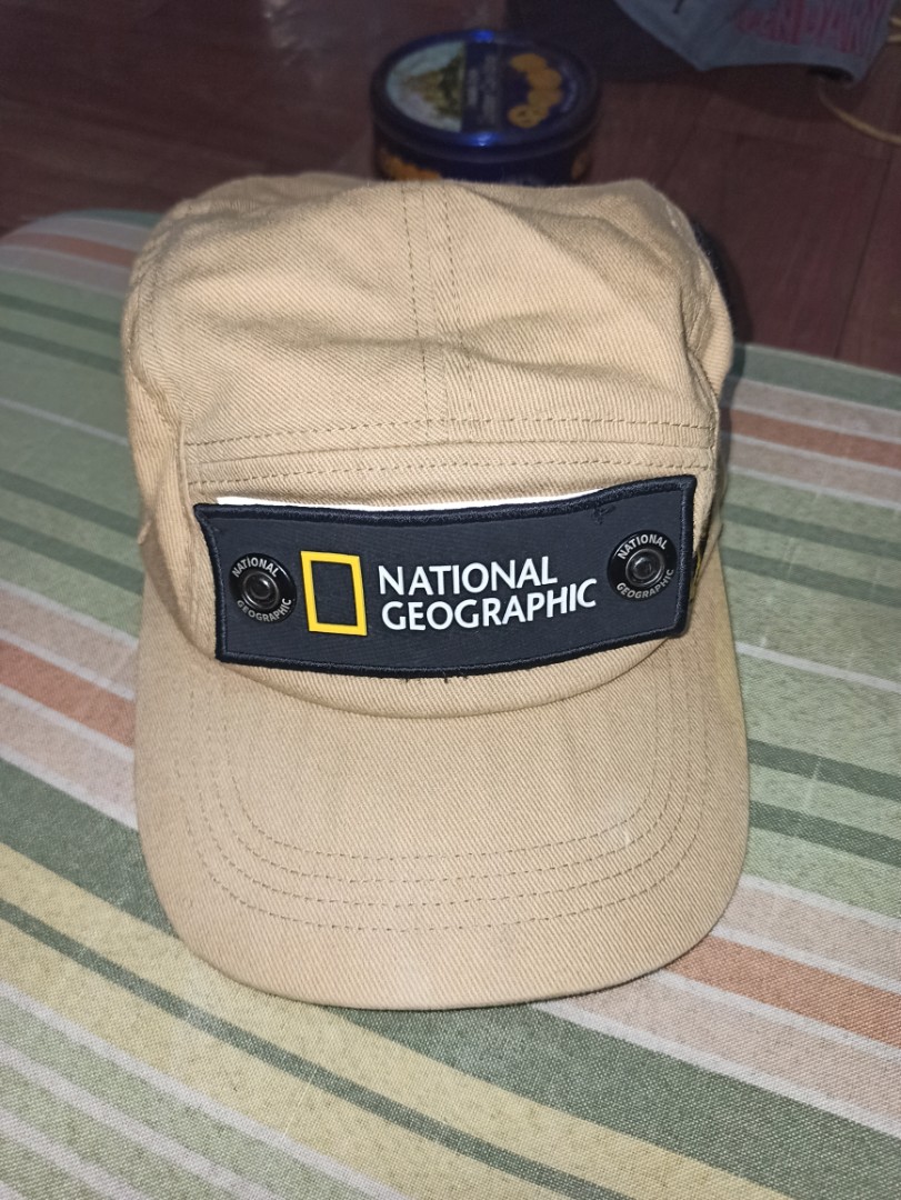 National geo patch 5 panel hat, Men's 