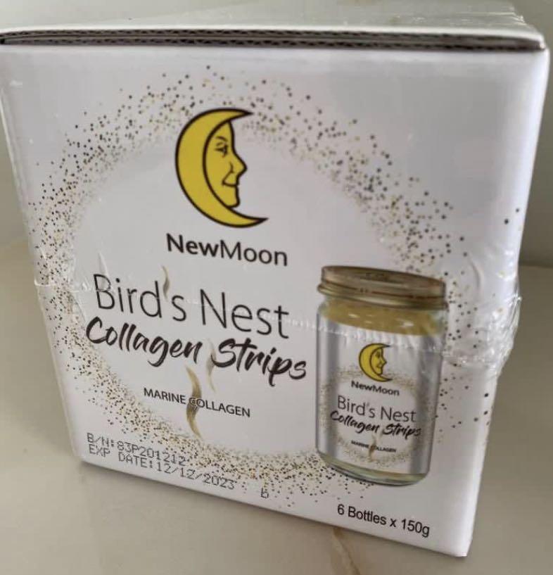 New Moon Bird’s Nest w Collagen Strips (6s x 150g), Health & Nutrition, Health Supplements