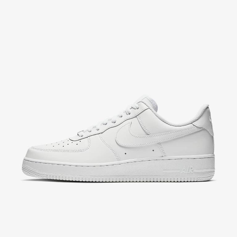triple white nike air force 1