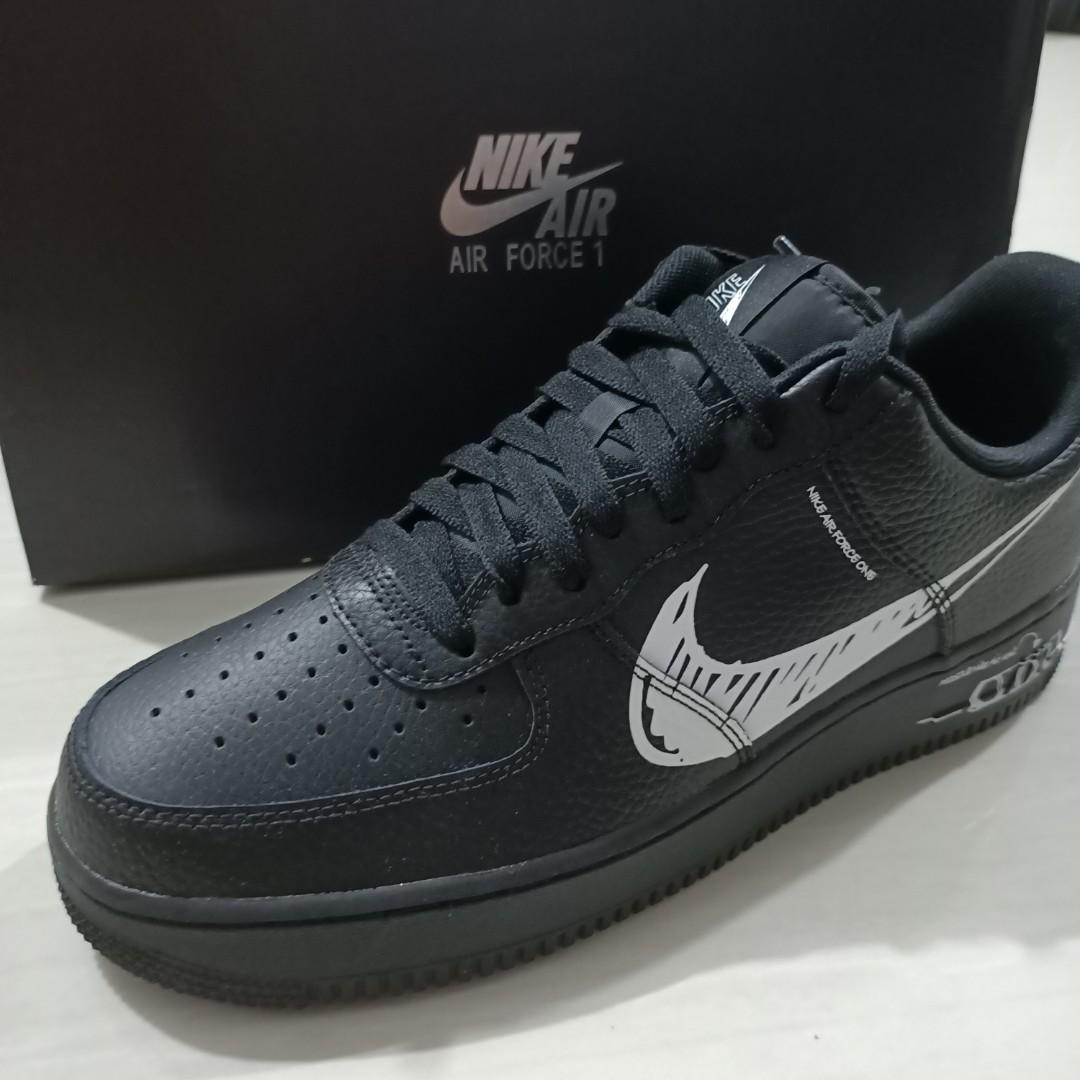 Nike Air Force One 82 Black, Men's Fashion, Footwear, Sneakers on Carousell