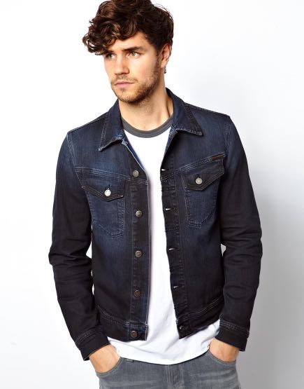 Nudie Denim Jacket, Women's Fashion 