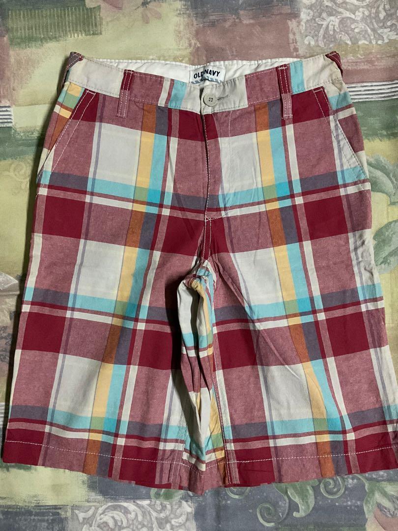 old navy plaid shorts