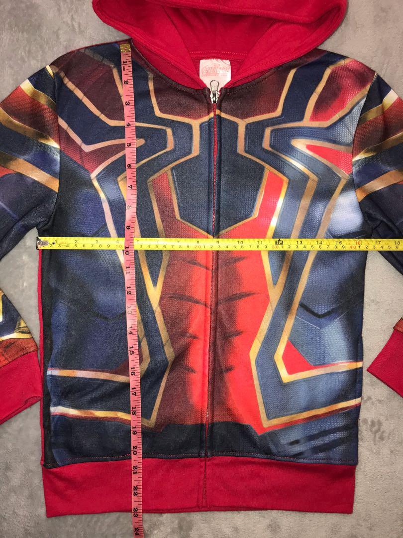 Iron spiderman jacket store
