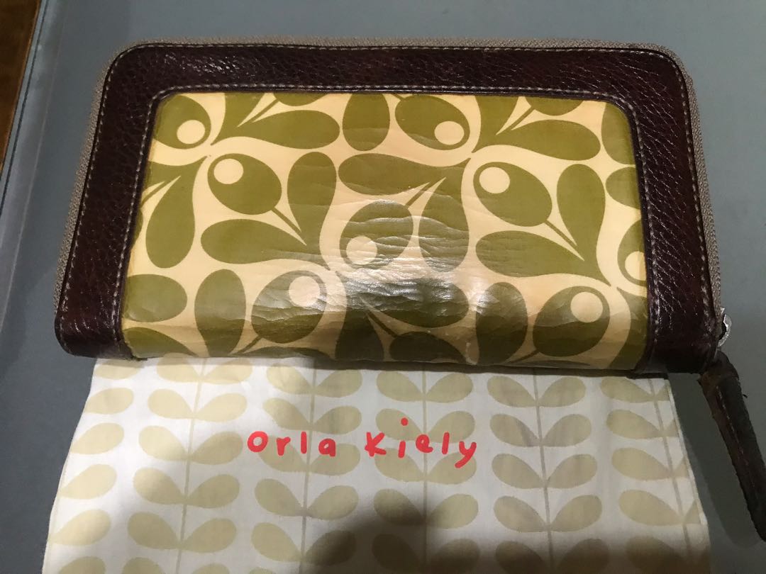 Orla Kiely Long Wallet, Women's Fashion, Bags & Wallets, Wallets & Card holders on Carousell