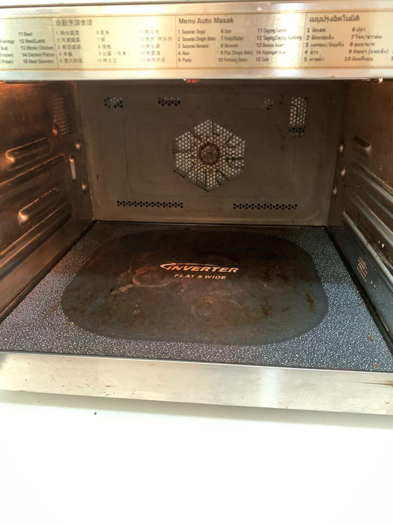 Panasonic 27L microwave oven inverter flatbed convection, TV & Home