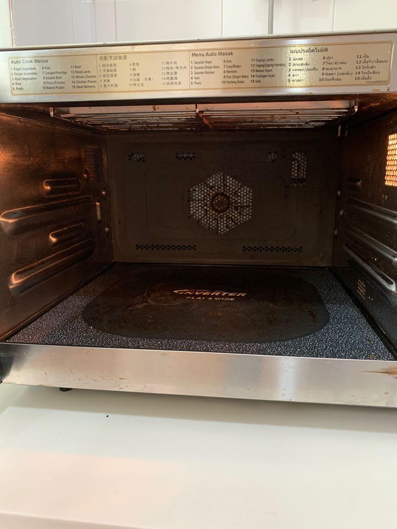 Panasonic 27L microwave oven inverter flatbed convection, TV & Home