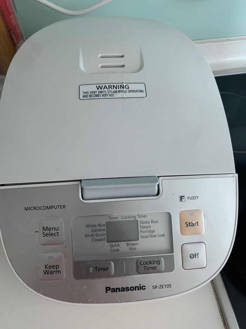 Panasonic rice cooker SRZE105, TV & Home Appliances, Kitchen Appliances, Cookers on Carousell