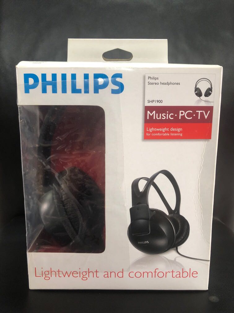 Philips SHP 1900 stereo headphones (NEW), Audio, Headphones & Headsets ...