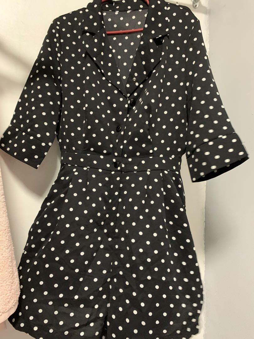 Polka romper (Category: Rompers) located in San Juan City. Submitted by rvsouk (Listing ID 1068606282, Image 1). Description: .