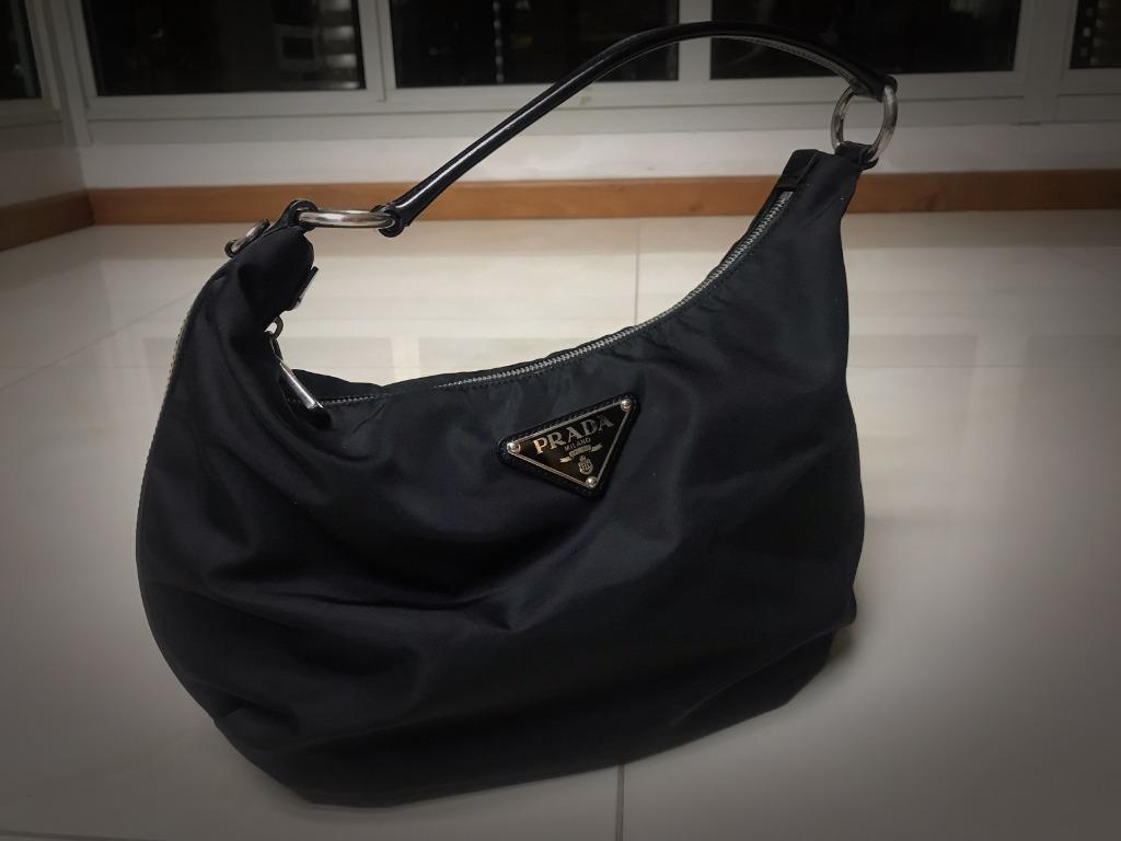 Prada tessuto hobo bag cheap