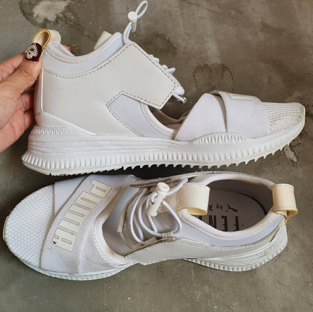Puma fenty white best sale sneakers