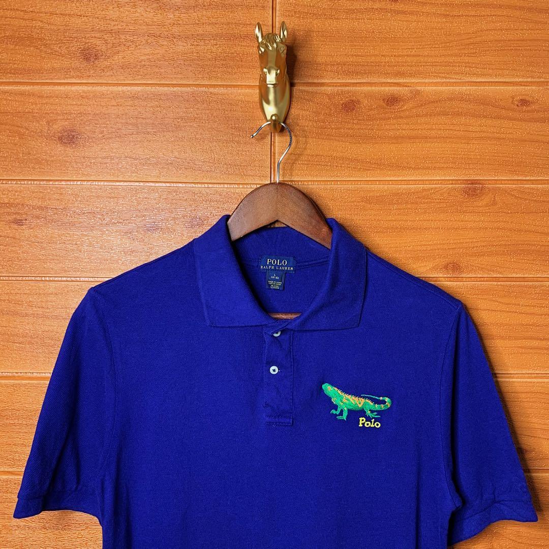 Ralph Lauren Poloshirt IGUANA LOGO RARE Ralph Lauren RL Polo
