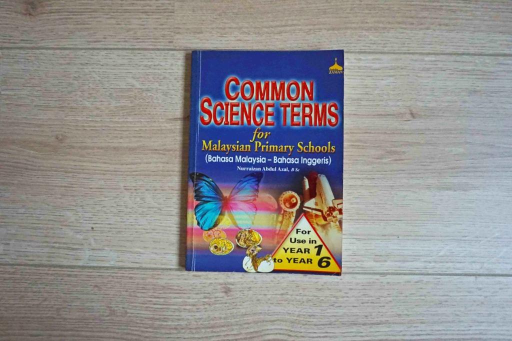 Common Science Terms For Malaysia Primary School Yr1 Yr6 English Bm Books Stationery Children S Books On Carousell