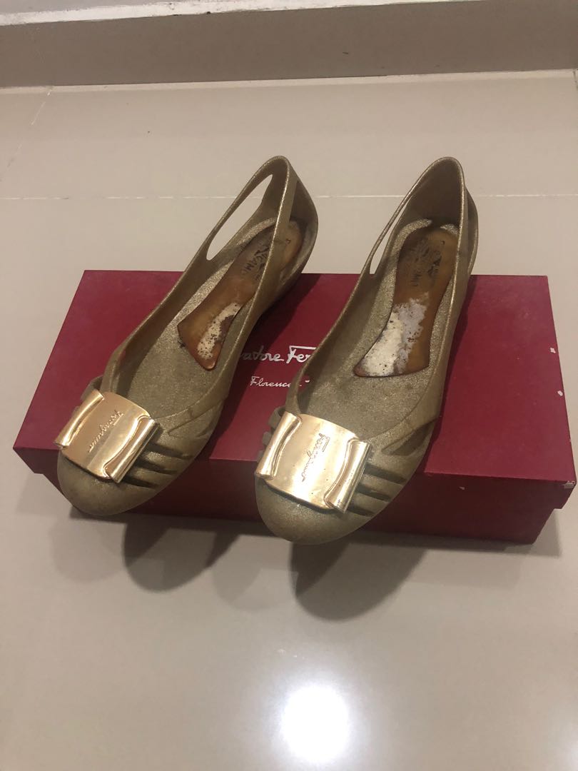 Ferragamo jelly shoes fake top
