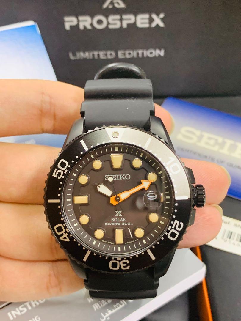 SEIKO Prospex V157 Solar Diver 200M  Limited Edition Automatic Watch  •SNE493P1, Men's Fashion, Watches & Accessories, Watches on Carousell