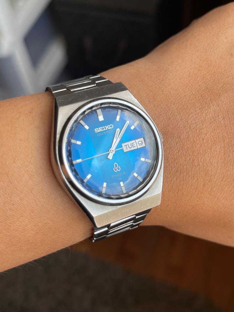 SEIKO セイコー TYPE II 7123-8020 薄型 クォーツ 腕時計 Yahoo!オークション - セイコー Seiko Quartz Type II 7123-8020 キャ