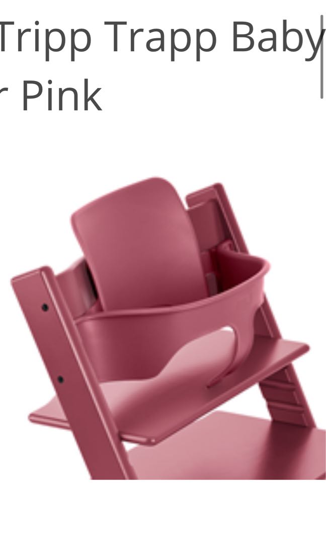 Stokke tripp trapp top baby set pink