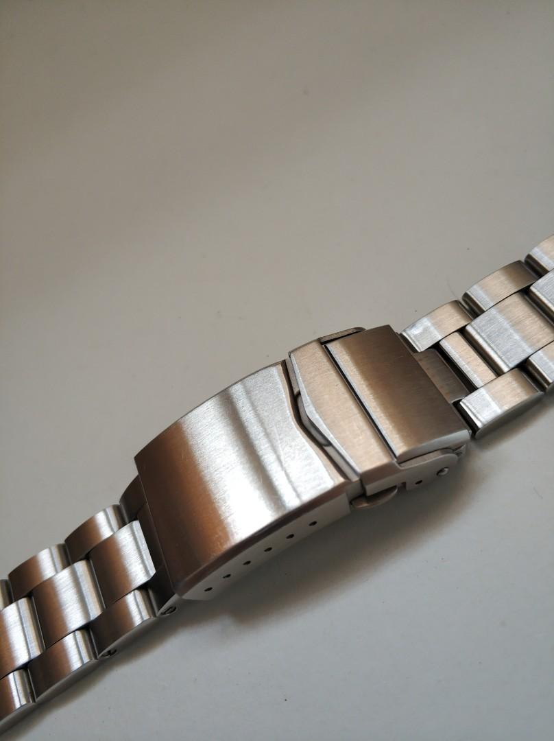 Strapcode Oyster bracelet for Seiko Alpinist, Men's Fashion, Watches