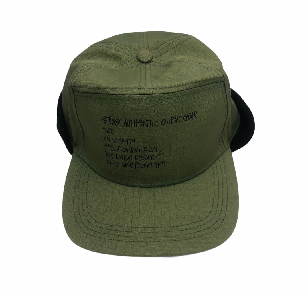 Stussy Ear Flap fitted cap Men s Fashion Watches Accessories