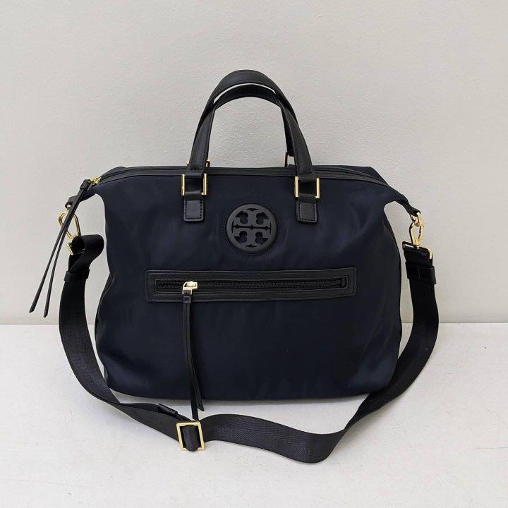 TORY BURCH original two way nylon shoulder bag / satchel bag, Luxury, Bags  & Wallets on Carousell