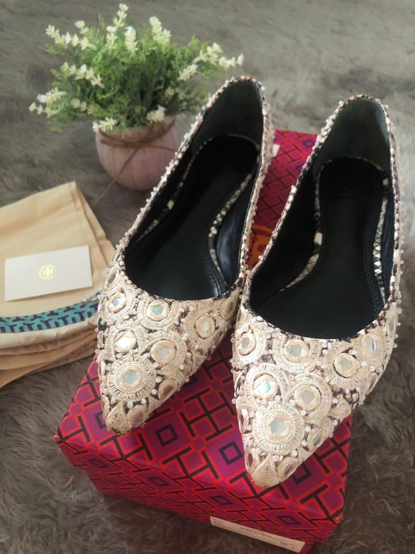 Tory burch yasmin clearance flat