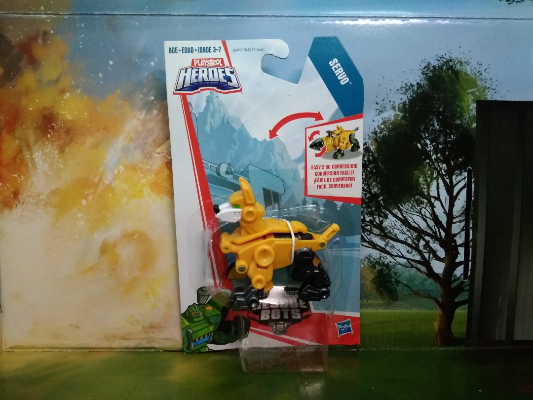 transformers playskool heroes rescue bots servo