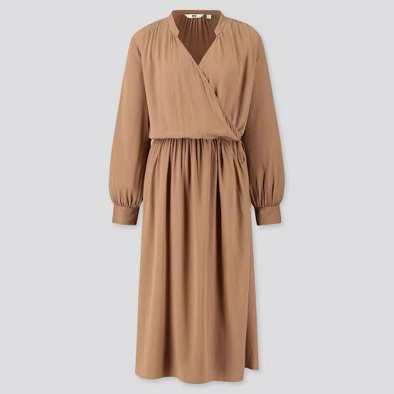 Uniqlo wrap dress clearance