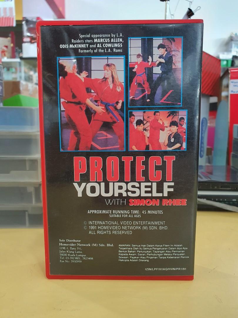 (VHS) Protect Yourself With Simon Rhee, Hobbies & Toys, Music & Media
