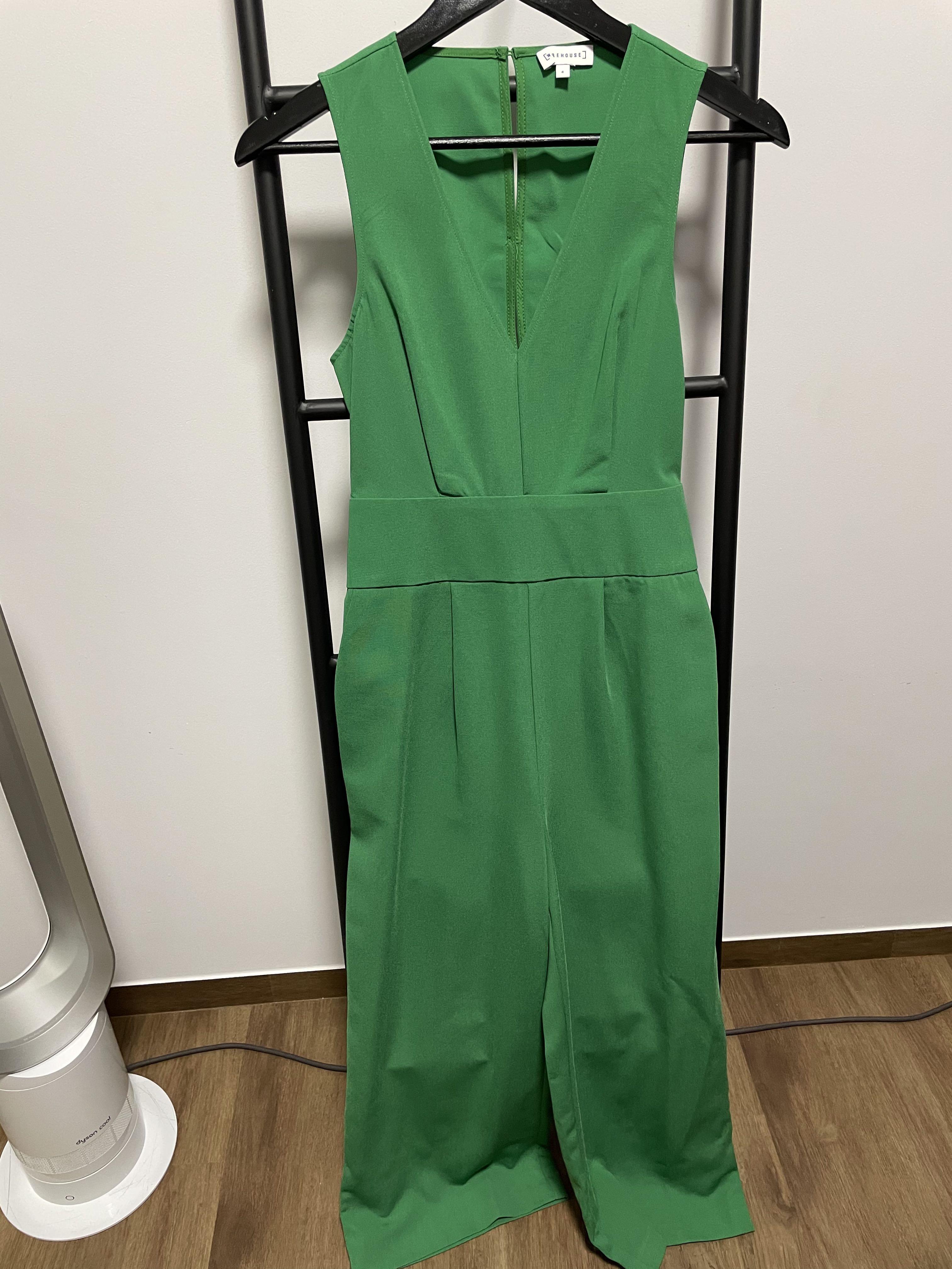 Warehouse green jumpsuit new arrivals