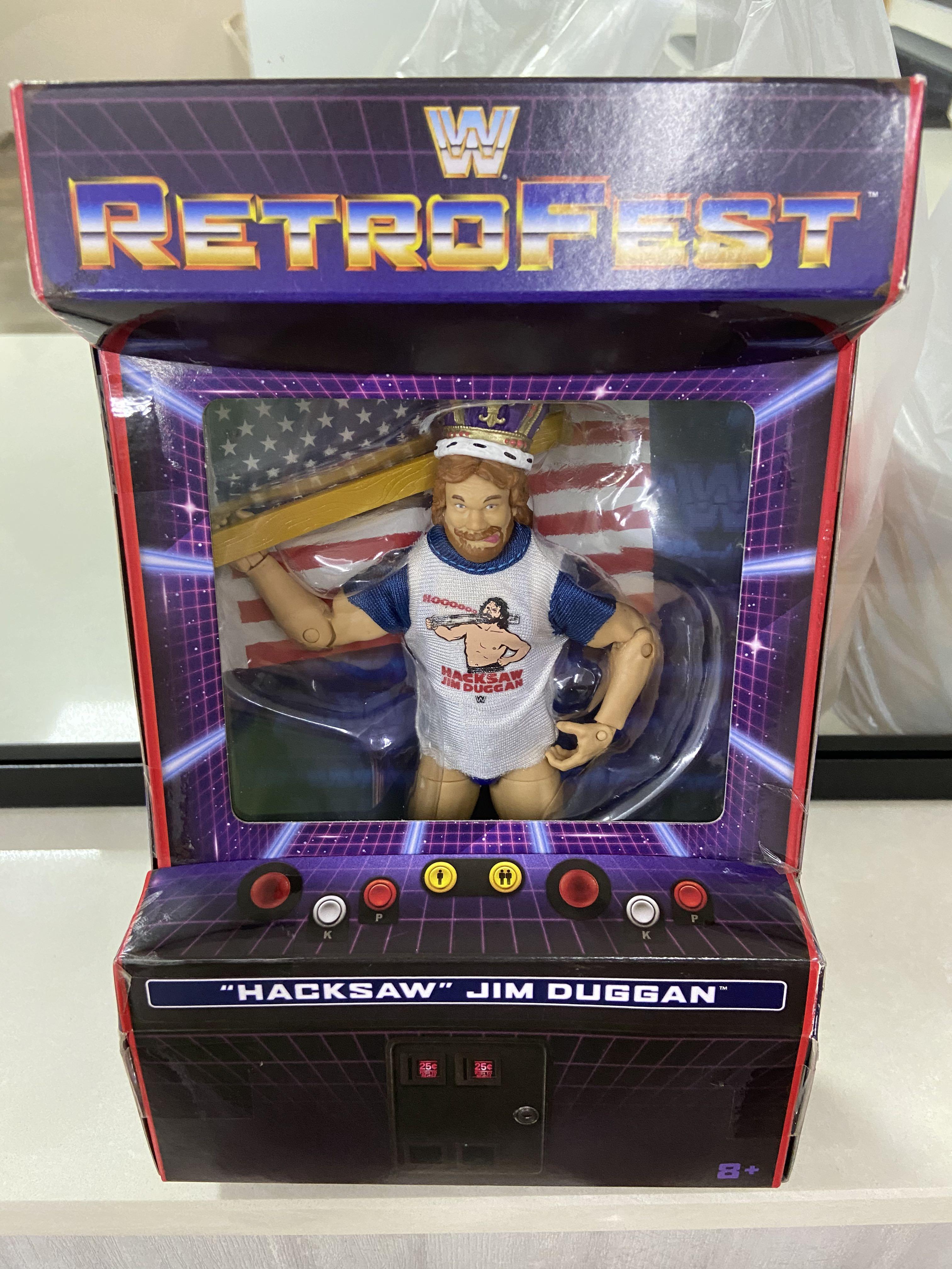 WWE Mattel Elite Legends Hacksaw Jim Duggan Retrofest Hobbies