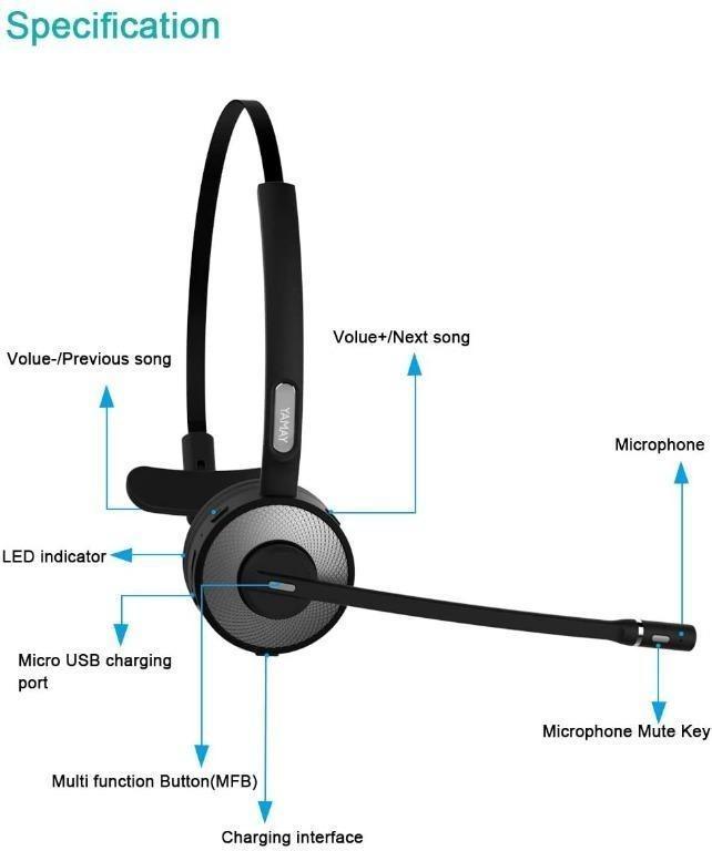 pc headset with mic bluetooth