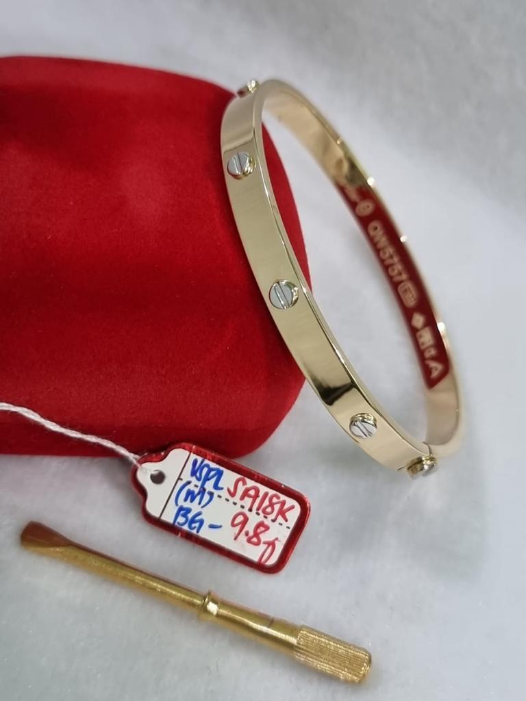 Cartier bangle screw type online