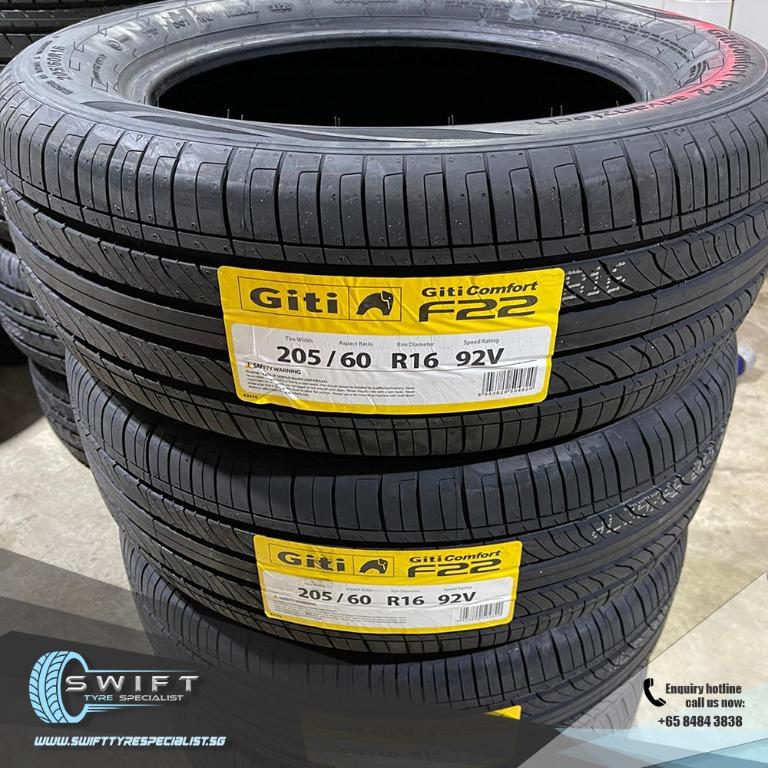 205/60/16 Giti Comfort F22 Car Tyre, Car Accessories, Tyres & Rims on ...