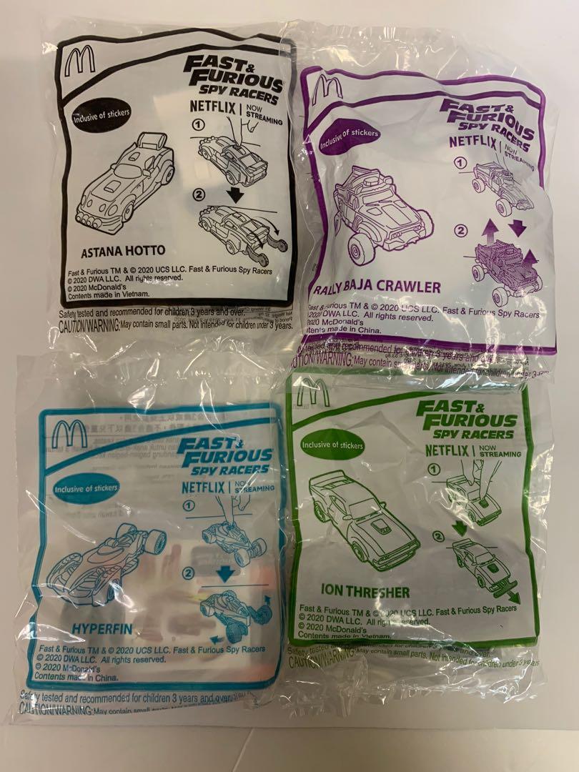 全套mcdonald S X Fast Furious Ff 玩具車 玩具 遊戲類 玩具 Carousell